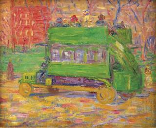 William James Glackens - Fifth Avenue Bus