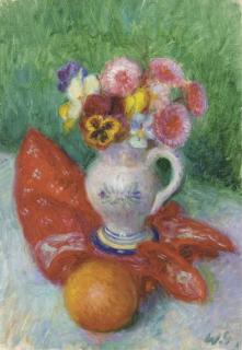 William James Glackens - Still Life with Vase of Flowers