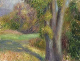 William James Glackens - The Tree Trunk