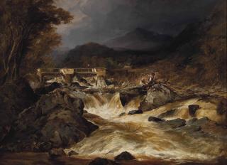 William James Müller - A Mountain Torrent