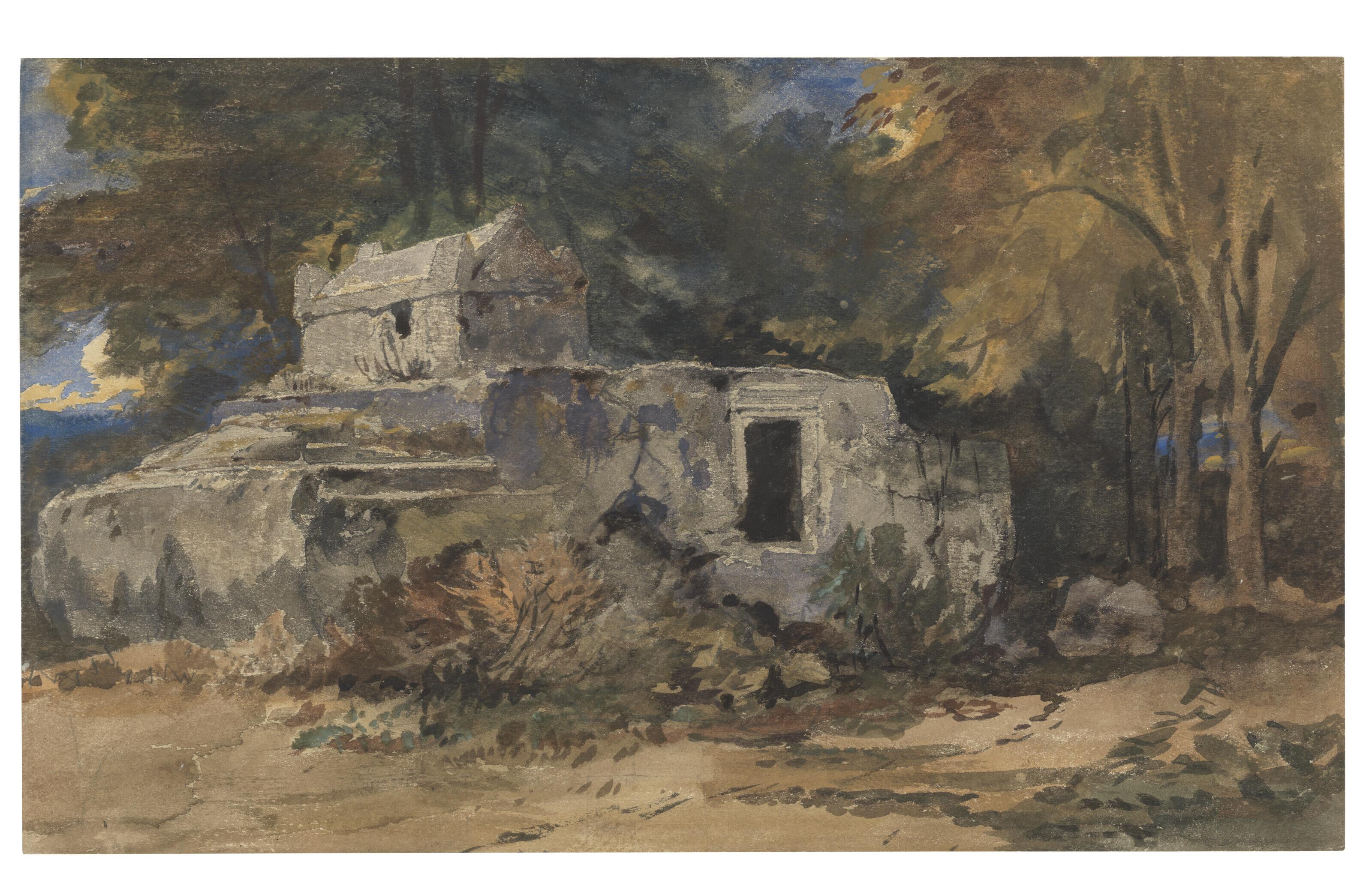 William James Müller - Rock cut tombs, Lycia