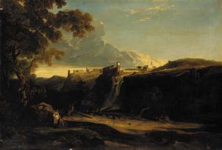 William James Muller - Horace\'s villa at Tivoli