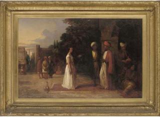 William James Muller - The slave market
