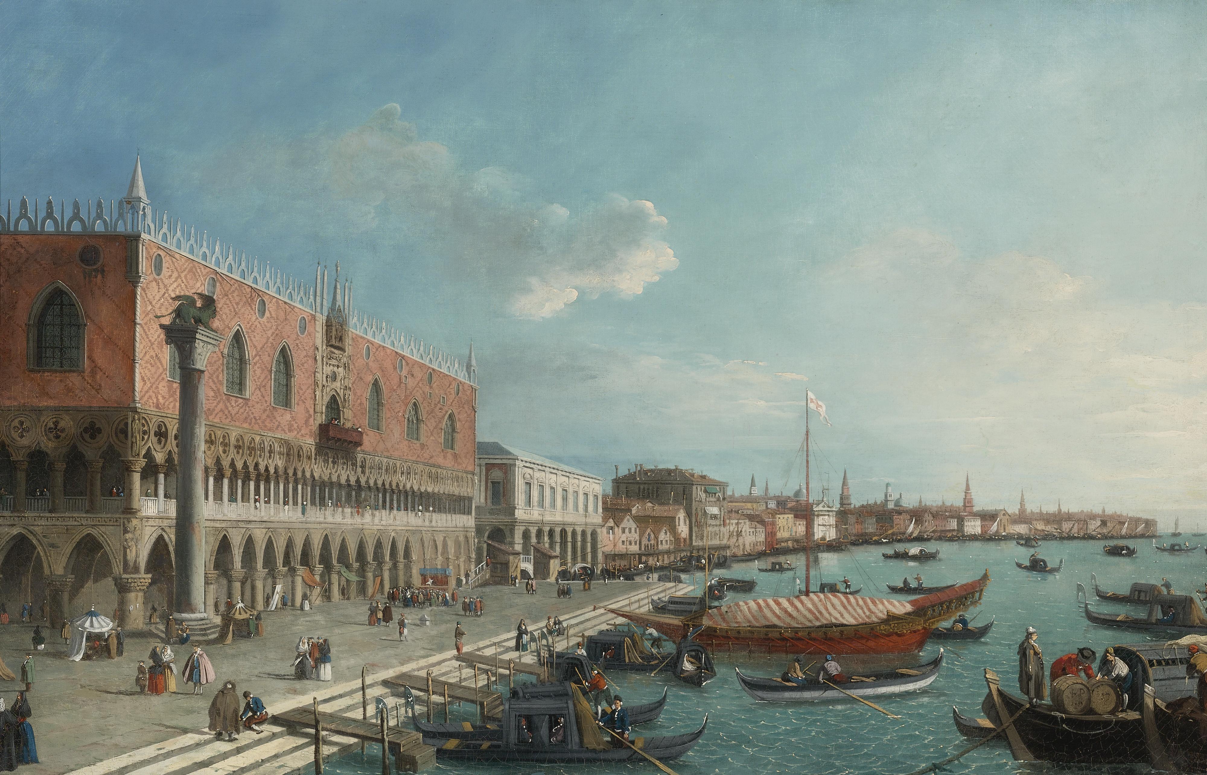 William James - The Grand Canal From Palazzo Balbi To The Rialto Bridge