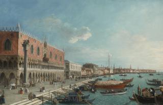 William James - The Grand Canal From Palazzo Balbi To The Rialto Bridge