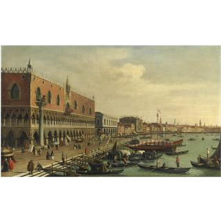William James - Venezia, Il Palazzo Ducale E La Riva Degli Schiavoni