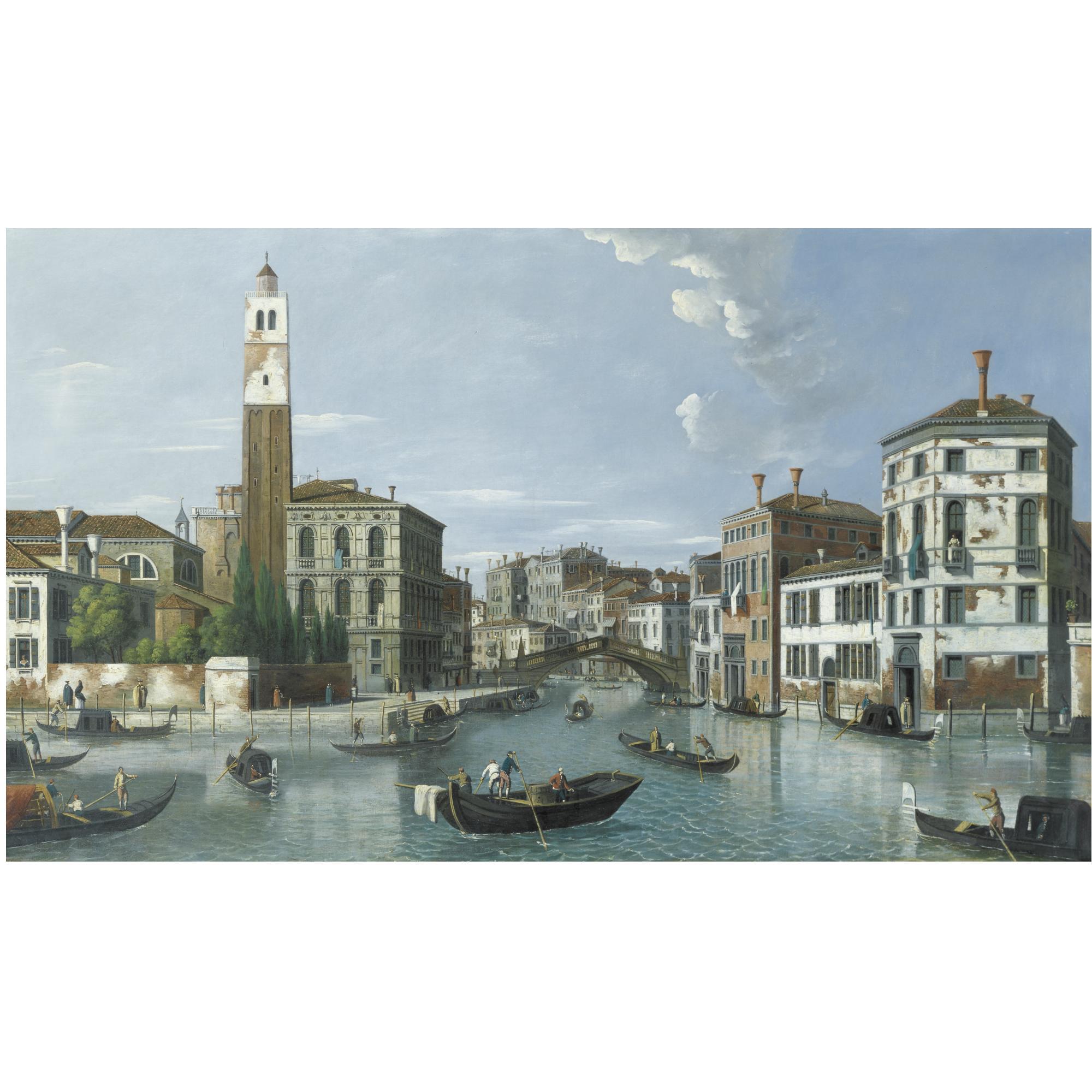 William James - View Of The Grand Canal, Venice, With San Geremia And The Entrance To The Cannaregio 