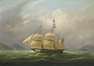William John Huggins - The Barque Sylph, Beloging To Mr. Alexander Robertson Off The Macao, China