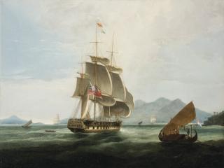 William John Huggins - The Hon. Company\'S Ship Sir David Scott, At The Entrance Of The Straits Of Sunda, 1831