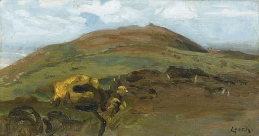 William John Leech, R.H.A. - On the hill of Howth