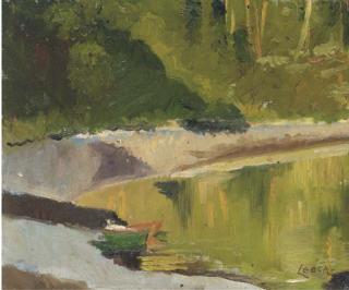 William John Leech, R.H.A. - The rowing boat