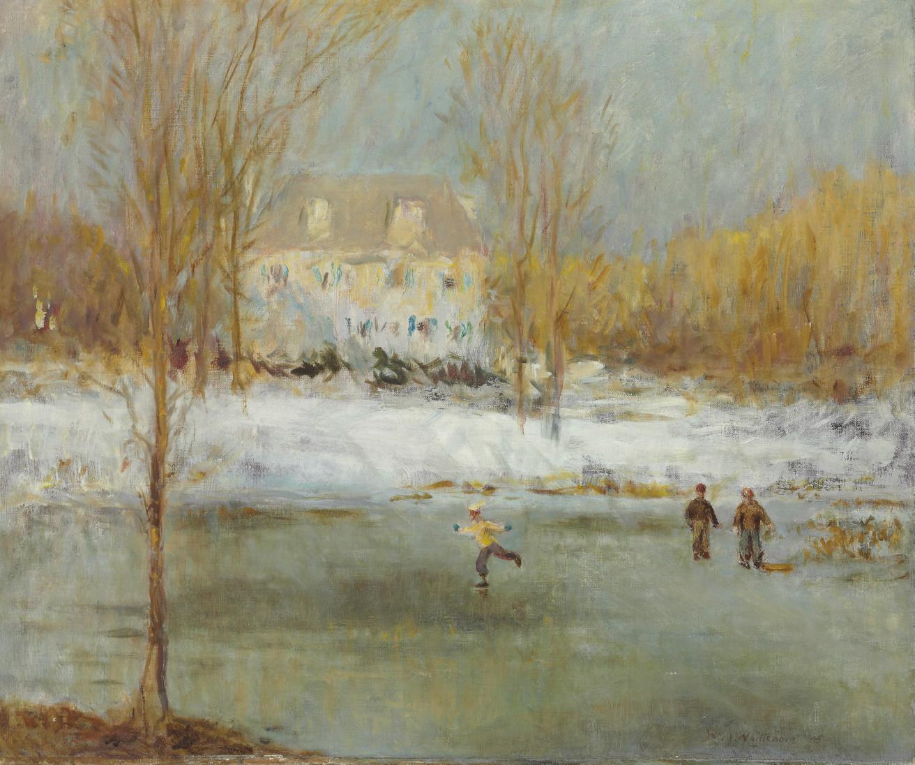 William John Whittemore - Skaters in East Hampton, New York