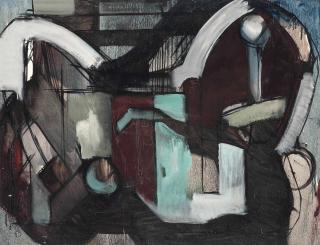 William Johnstone - Abstract Forms, 1948