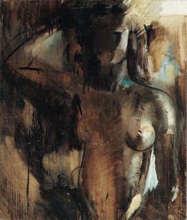 William Johnstone - Portrait of Mary, the artist\'s wife