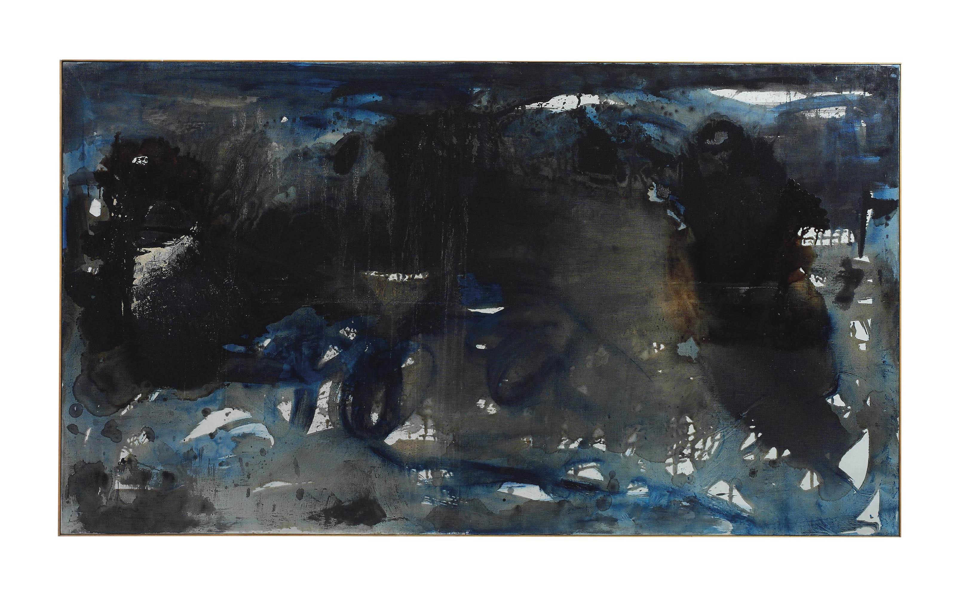 William Johnstone - Romantic Blue Landscape