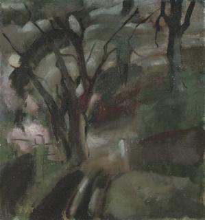 William Johnstone - Untitled (Borders garden)