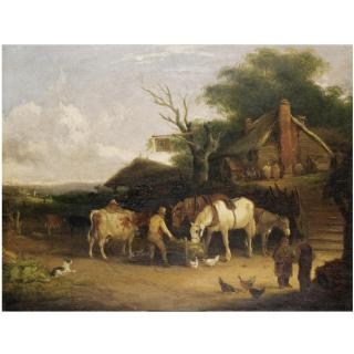 William Joseph Shayer - British The Chequers Inn