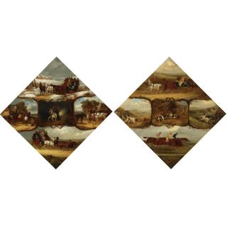 William Joseph Shayer - British The Sporting Life, Scenes Of The Countryside (Two Works)