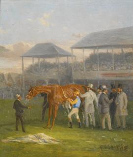 William Joseph Shayer - Going To The Post