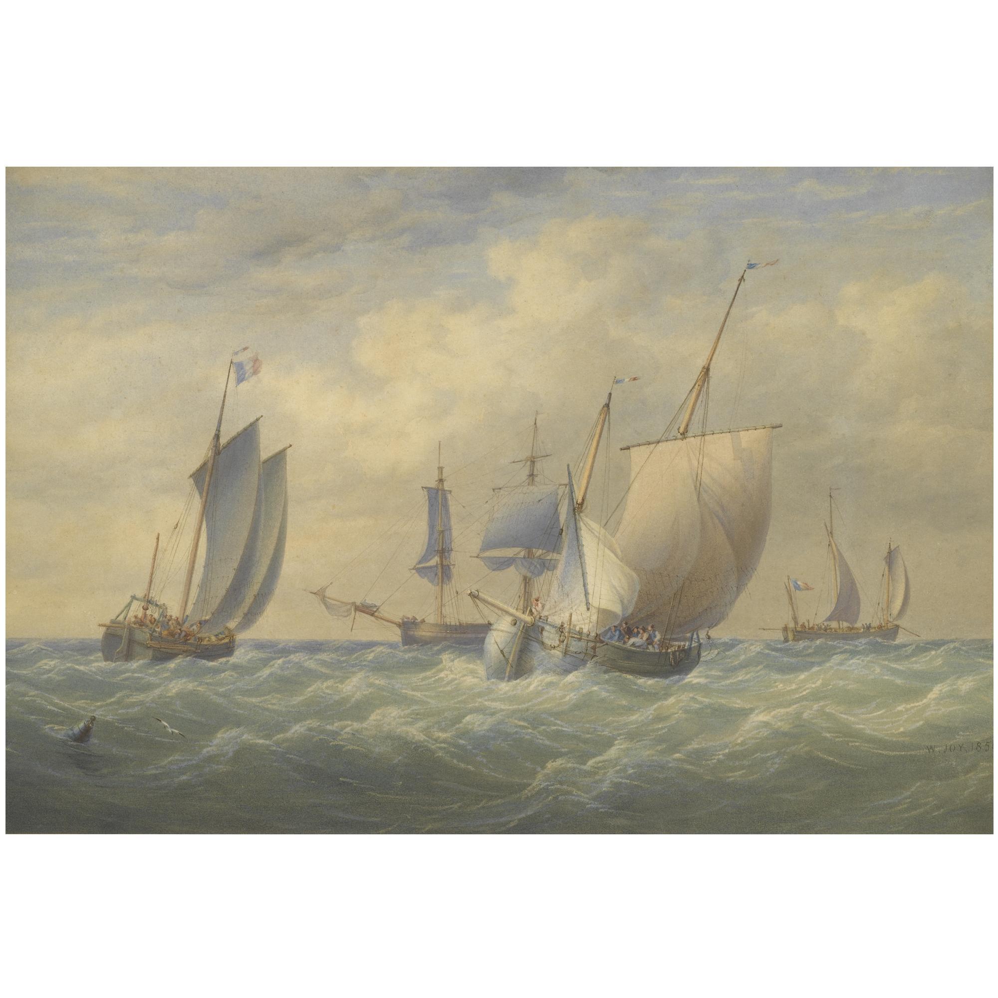 William Joy - Dutch Shipping In A Storm