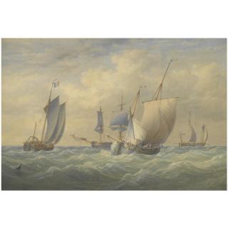 William Joy - Dutch Shipping In A Storm