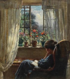William Kay Blacklock - A cosy corner