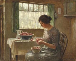William Kay Blacklock - Cleaning Fruit
