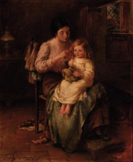 William Kay Blacklock - Preparing for bed