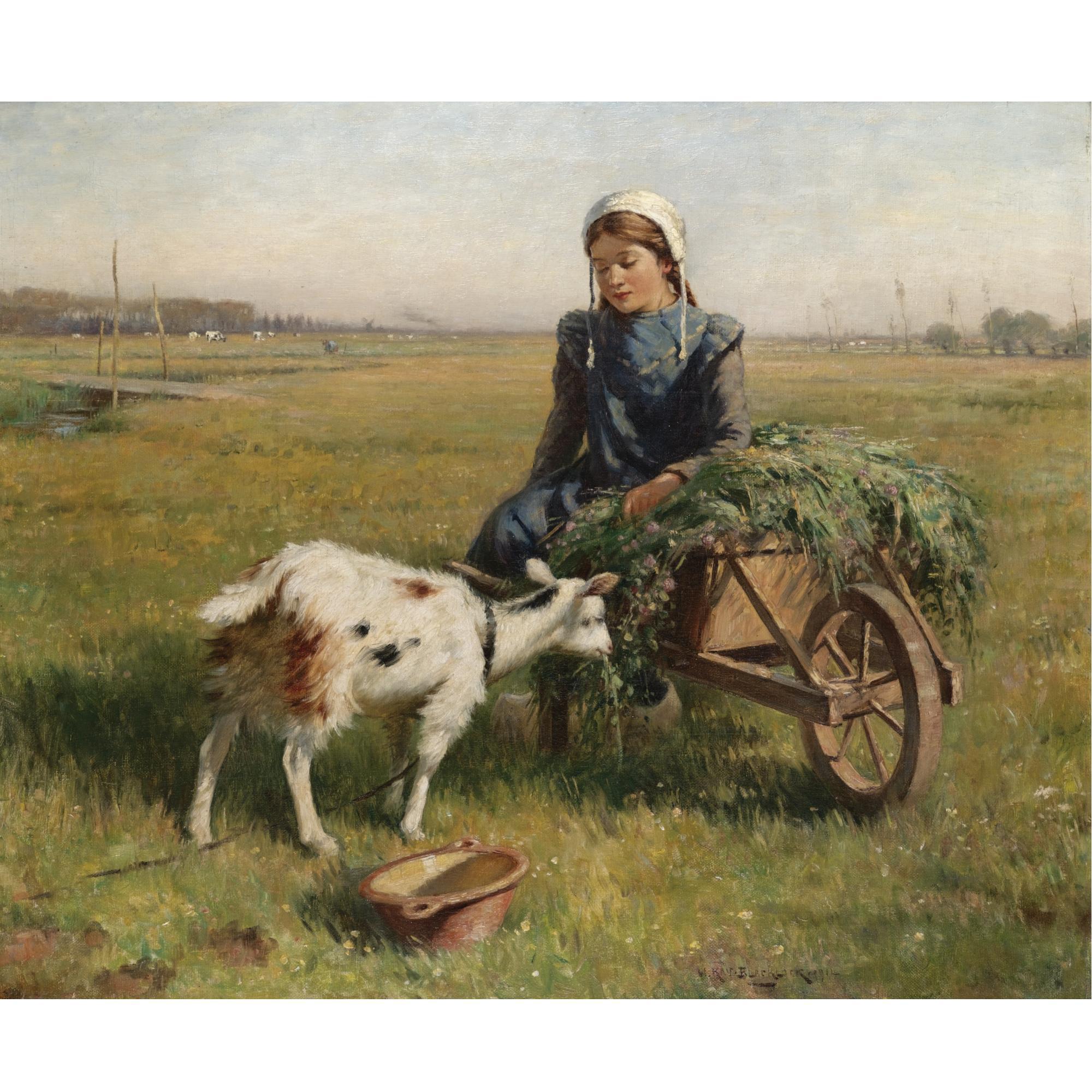 William Kay Blacklockfl. - A Dutch Idyll