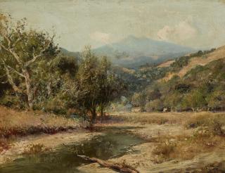William Keith - A view of Mount Tamalpais