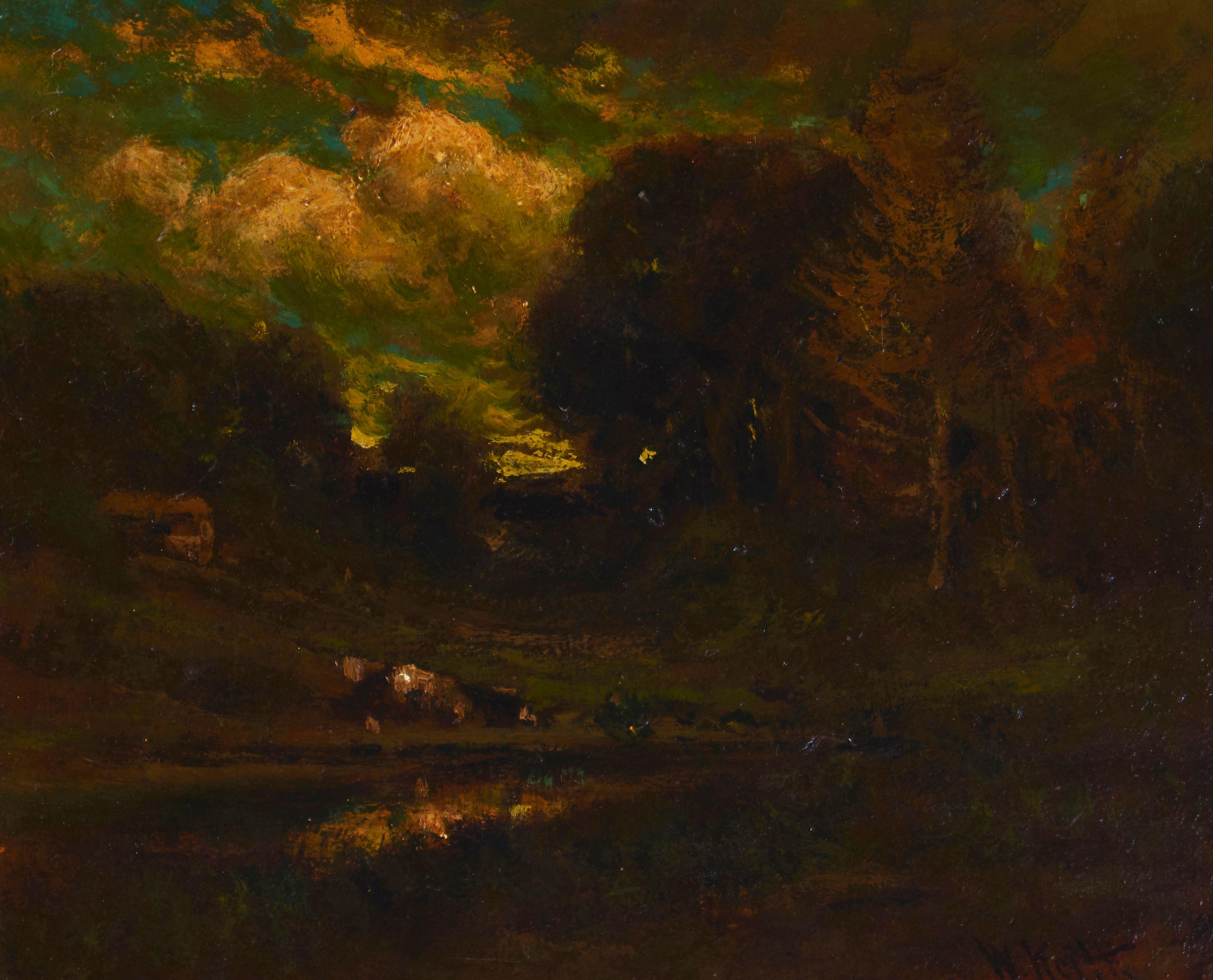 William Keith - Wooded Interior