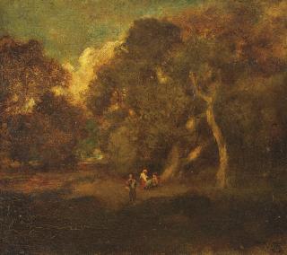 William Keith - Wooded Landscape