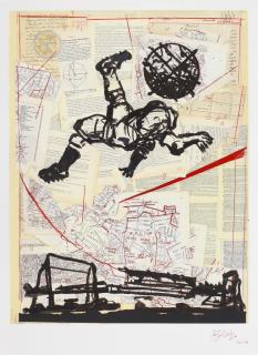 William Kentridge - Bicycle Kick
