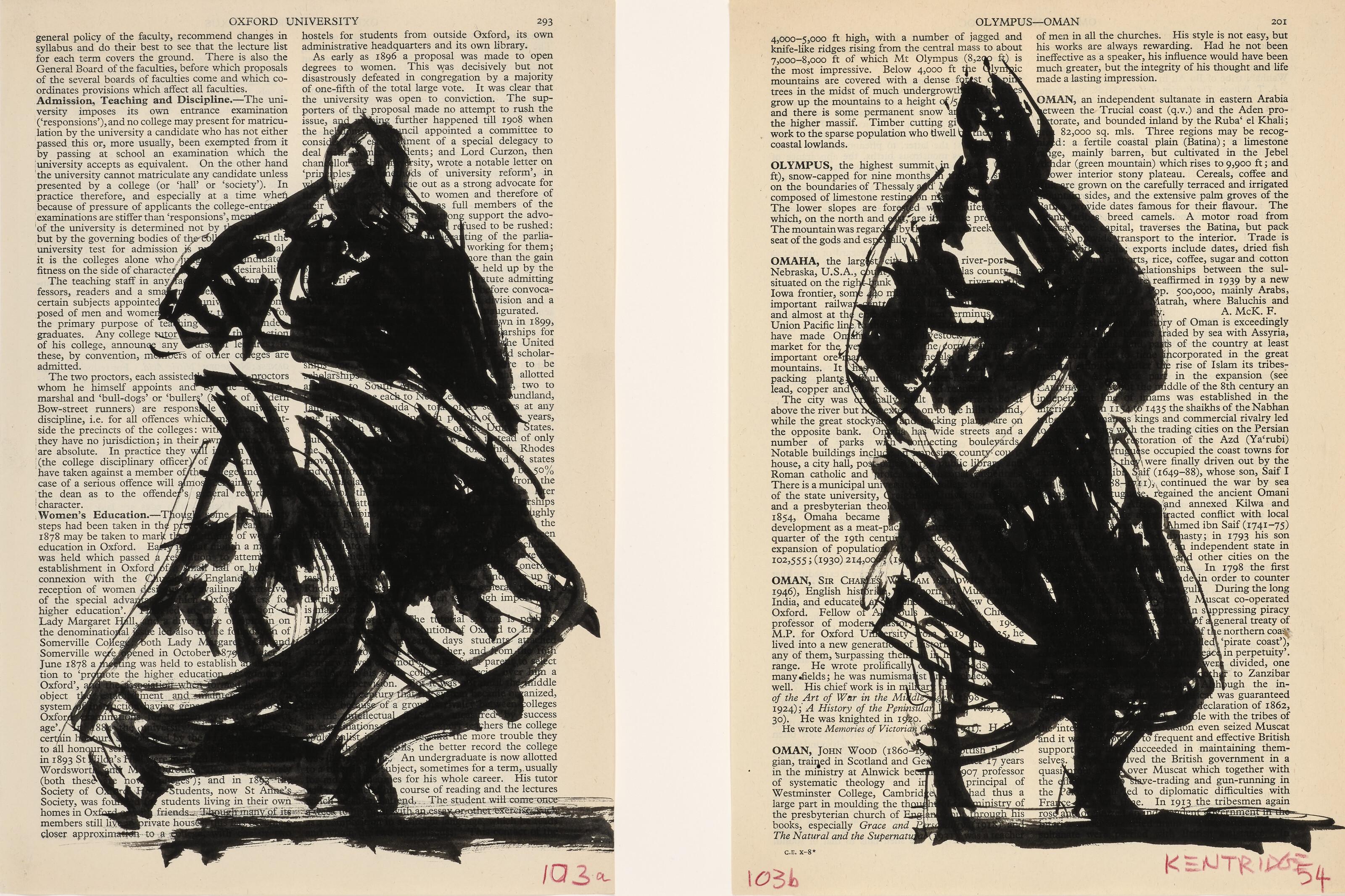 William Kentridge - Drawing for Sybil (Oxford University, Olympus)