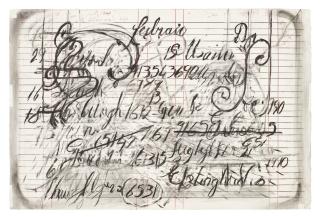 William Kentridge - Drawing for \'Zeno Writing\' (Text)