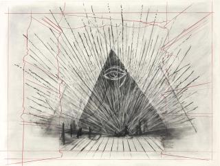 William Kentridge - Drawing From \'Preparing The Flute\' (Queen Of The Night)