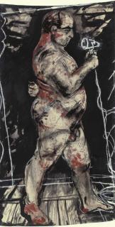 William Kentridge - Man With Microphone