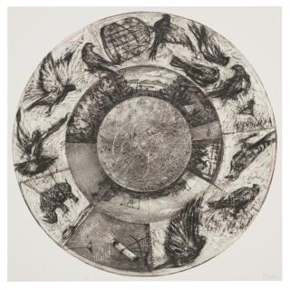 William Kentridge - Music Box Tondo