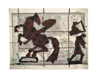 William Kentridge - Pianta della Citta di Napoli
