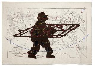 William Kentridge - Porter Series: Expédition de jeune Cyrus et Retraite des Dix-mille (with Wrought Iron)
