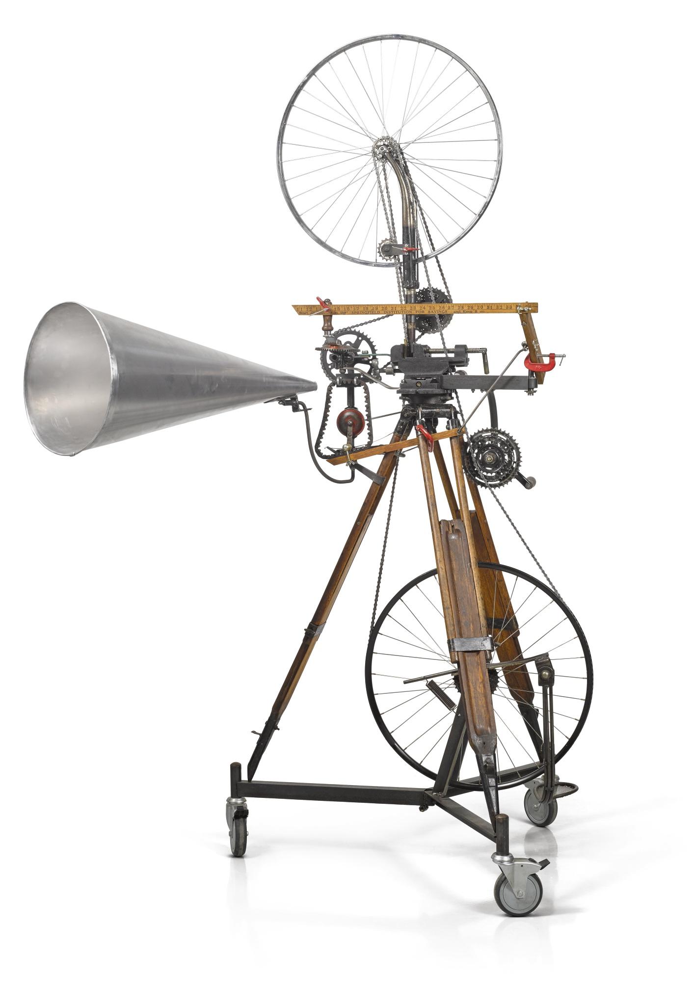 William Kentridge - South African kinetic Sculpture (Bicycle Wheel)