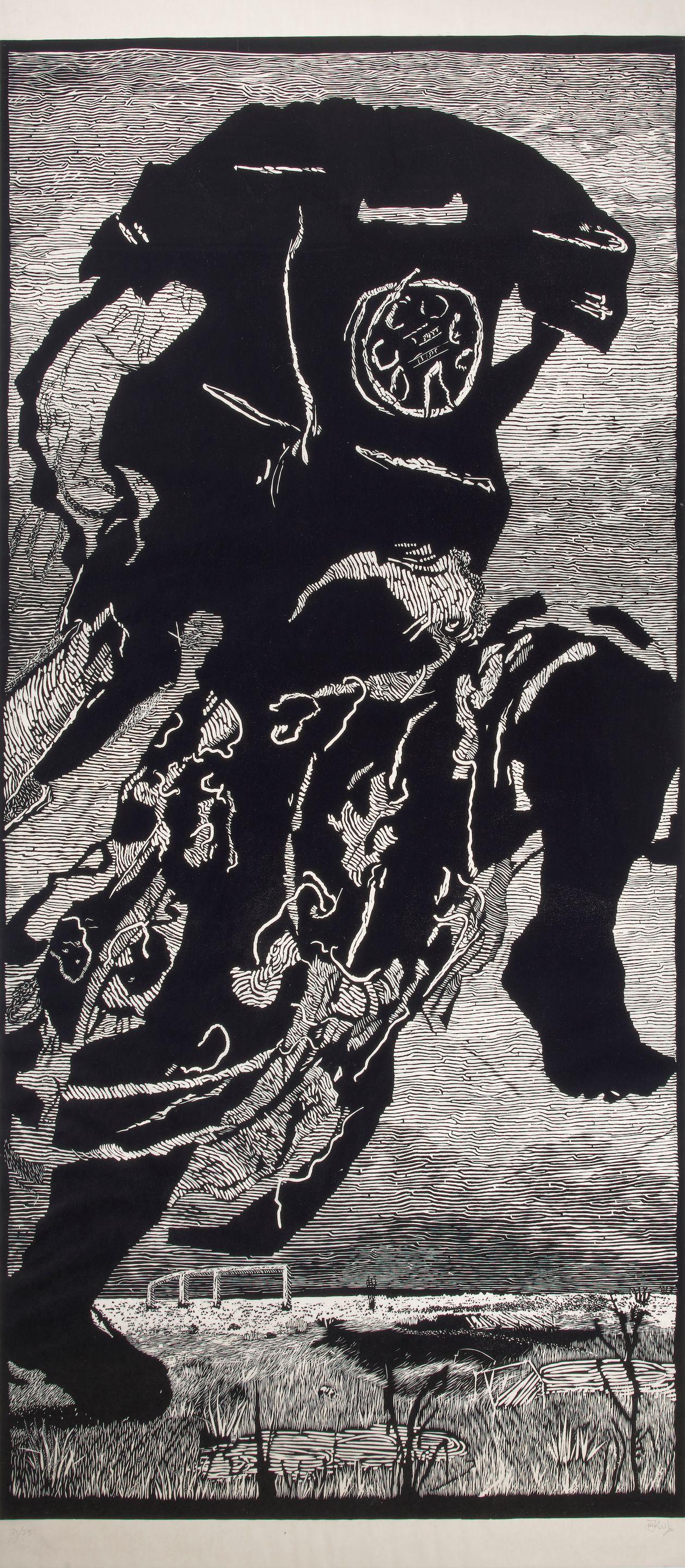 William Kentridge - Telephone Lady