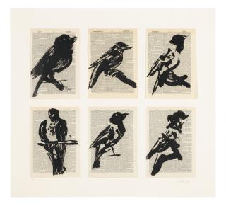 William Kentridge - Universal Archives (Six Birds)