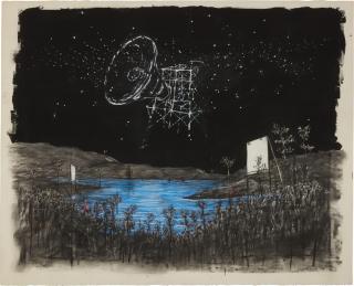 William Kentridge - Untitled Night Drawing, From The Video Another Country