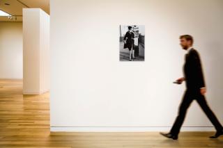 William Klein - Annalise On Brooklyn Bridge & Mirror, N.Y., Vogue, 1963