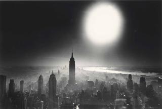 William Klein - Atom Bomb Sky, New York, 1955