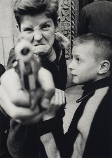 William Klein - Gun I, New York, 1955