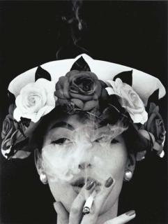 William Klein - Hat + 5 Roses, Paris (Vogue), 1956