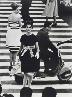 William Klein - Piazza Di Spagna, Simone & Nina, Rome, For American Vogue, April 1960
