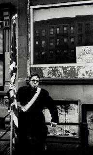 William Klein - \'Rolled Up Flag, New York\' and \'Actor\'s Praesidium, Moscow\'
